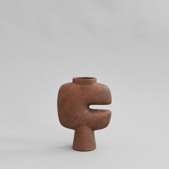 Tribal Vase Medio – Terracotta