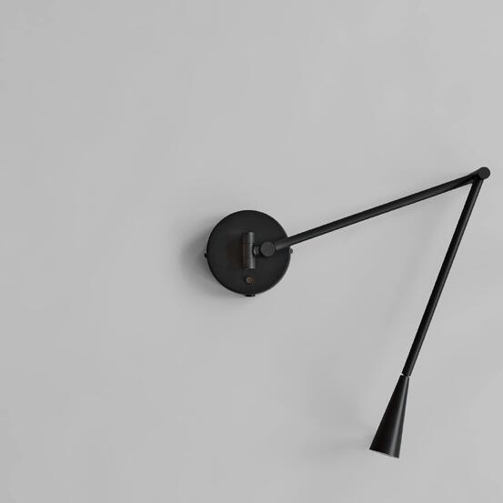 Snake Wall Lamp - Burned Black