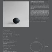 Ваза Sunao Fat Mini - Black