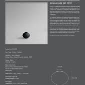 Ваза Sunao Fat Petit - Black