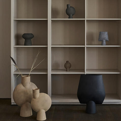 Sphere Vase Bubl, Big - Sand