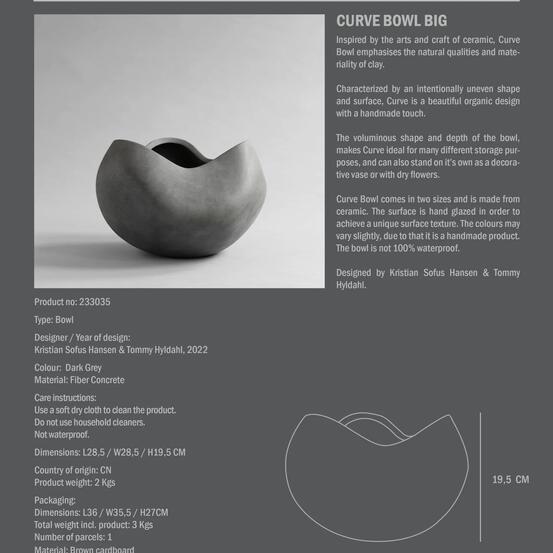 Curve Big – Dark Grey