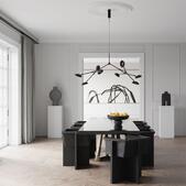 Drop Chandelier Bronze 