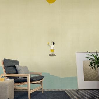 Арт Тапет Big Brand 15 - Yellow Mellow
